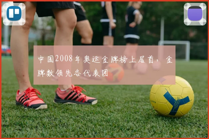中国2008年奥运金牌榜上居首，金牌数领先各代表团