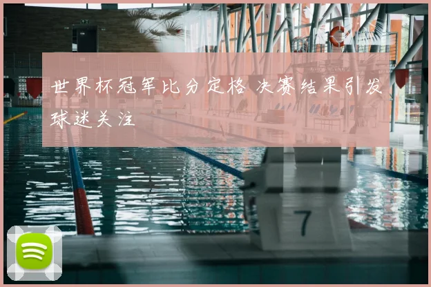 世界杯冠军比分定格 决赛结果引发球迷关注